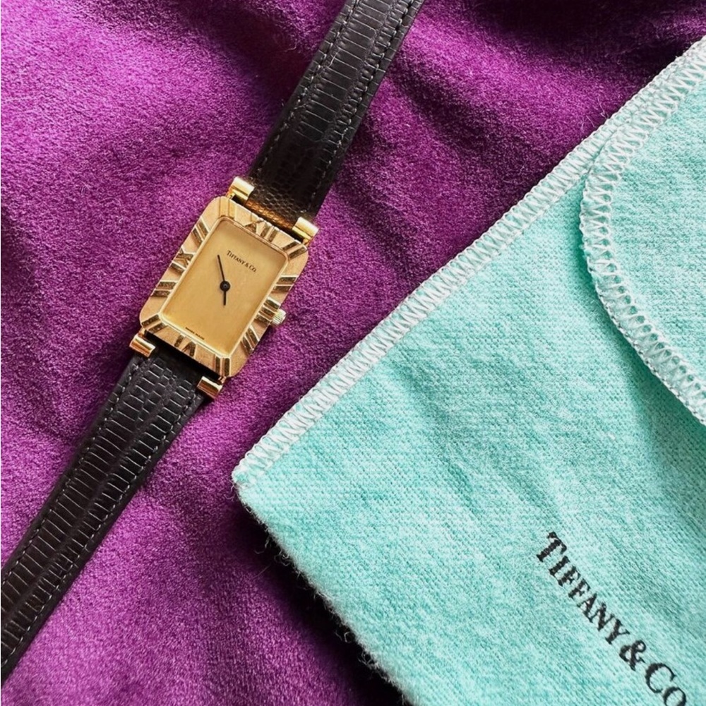 18k Tiffany and co. Atlas wrist watch - Picture 4 of 10